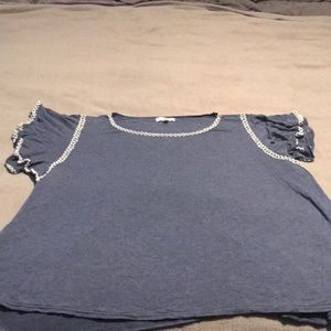 Max studio top new without tags size 2X  brand new blue
